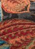 pansy blue wool and bamboo silk hand knotted Rug - CloseUp pansy blue wool and bamboo silk hand knotted Rug - CloseUp