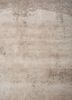 entropy beige and brown wool and bamboo silk hand knotted Rug - CloseUp