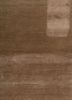 aprezo beige and brown wool and viscose hand knotted Rug - CloseUp