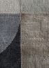 chaos theory by kavi grey and black wool and bamboo silk hand knotted Rug - CloseUp chaos theory by kavi grey and black wool and bamboo silk hand knotted Rug - CloseUp
