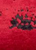 chaos theory by kavi red and orange wool and bamboo silk hand knotted Rug - CloseUp chaos theory by kavi red and orange wool and bamboo silk hand knotted Rug - CloseUp