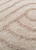 azalea ivory wool and bamboo silk hand knotted Rug - CloseUp azalea ivory wool and bamboo silk hand knotted Rug - CloseUp