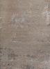 chaos theory by kavi grey and black wool and bamboo silk hand knotted Rug - CloseUp