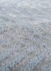 urban pause by kavi blue wool and bamboo silk hand knotted Rug - CloseUp urban pause by kavi blue wool and bamboo silk hand knotted Rug - CloseUp