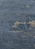 aakar by kavi blue wool and bamboo silk hand knotted Rug - CloseUp aakar by kavi blue wool and bamboo silk hand knotted Rug - CloseUp