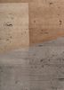 unfold by kavi beige and brown wool and bamboo silk hand knotted Rug - CloseUp