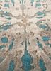 chaos theory by kavi green wool and bamboo silk hand knotted Rug - CloseUp chaos theory by kavi green wool and bamboo silk hand knotted Rug - CloseUp