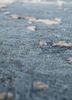 chaos theory by kavi blue wool and bamboo silk hand knotted Rug - CloseUp chaos theory by kavi blue wool and bamboo silk hand knotted Rug - CloseUp