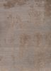 project error by kavi grey and black wool and bamboo silk hand knotted Rug - CloseUp