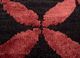 aakar by kavi red and orange wool and bamboo silk hand knotted Rug - CloseUp