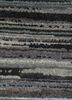 chaos theory by kavi grey and black wool and bamboo silk hand knotted Rug - CloseUp chaos theory by kavi grey and black wool and bamboo silk hand knotted Rug - CloseUp