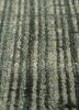 project error by kavi green wool and bamboo silk hand knotted Rug - CloseUp