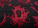 chaos theory by kavi red and orange wool and bamboo silk hand knotted Rug - CloseUp chaos theory by kavi red and orange wool and bamboo silk hand knotted Rug - CloseUp