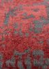 chaos theory by kavi grey and black wool and bamboo silk hand knotted Rug - CloseUp chaos theory by kavi grey and black wool and bamboo silk hand knotted Rug - CloseUp