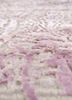 chaos theory by kavi ivory wool and bamboo silk hand knotted Rug - CloseUp chaos theory by kavi ivory wool and bamboo silk hand knotted Rug - CloseUp