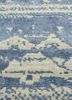 project error by kavi blue wool and bamboo silk hand knotted Rug - CloseUp project error by kavi blue wool and bamboo silk hand knotted Rug - CloseUp