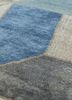 chaos theory by kavi grey and black wool and bamboo silk hand knotted Rug - CloseUp chaos theory by kavi grey and black wool and bamboo silk hand knotted Rug - CloseUp