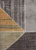 chaos theory by kavi grey and black wool and bamboo silk hand knotted Rug - CloseUp chaos theory by kavi grey and black wool and bamboo silk hand knotted Rug - CloseUp