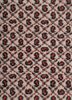 gilded age ivory wool and bamboo silk hand knotted Rug - CloseUp