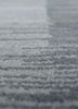 afterglow by kavi blue wool and bamboo silk hand knotted Rug - CloseUp