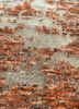 chaos theory by kavi red and orange wool and bamboo silk hand knotted Rug - CloseUp chaos theory by kavi red and orange wool and bamboo silk hand knotted Rug - CloseUp