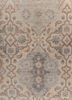 erbe beige and brown wool hand knotted Rug - CloseUp erbe beige and brown wool hand knotted Rug - CloseUp