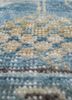 viscaya blue wool hand knotted Rug - CloseUp viscaya blue wool hand knotted Rug - CloseUp