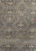 erbe blue wool hand knotted Rug - CloseUp erbe blue wool hand knotted Rug - CloseUp