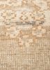 thyme gold wool hand knotted Rug - CloseUp