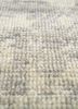 erbe grey and black wool hand knotted Rug - CloseUp