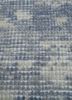 erbe blue wool hand knotted Rug - CloseUp erbe blue wool hand knotted Rug - CloseUp