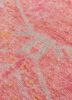 erbe red and orange wool hand knotted Rug - CloseUp