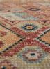 erbe beige and brown wool hand knotted Rug - CloseUp erbe beige and brown wool hand knotted Rug - CloseUp