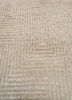 azalea ivory wool and bamboo silk hand knotted Rug - CloseUp azalea ivory wool and bamboo silk hand knotted Rug - CloseUp