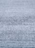 saga blue bamboo silk hand loom Rug - CloseUp