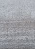 basis grey and black viscose hand loom Rug - CloseUp