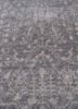 konstrukt beige and brown wool and bamboo silk hand loom Rug - CloseUp konstrukt beige and brown wool and bamboo silk hand loom Rug - CloseUp