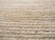 saga beige and brown wool hand loom Rug - CloseUp