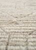 saga beige and brown wool hand loom Rug - CloseUp saga beige and brown wool hand loom Rug - CloseUp