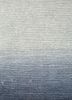 jean blue wool hand loom Rug - CloseUp jean blue wool hand loom Rug - CloseUp