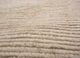 saga beige and brown wool hand loom Rug - CloseUp