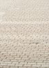 saga gold wool hand loom Rug - CloseUp