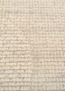 saga green wool hand loom Rug - CloseUp