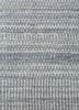 saga grey and black wool hand loom Rug - CloseUp saga grey and black wool hand loom Rug - CloseUp