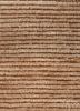saga red and orange wool hand loom Rug - CloseUp