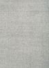 basis blue wool hand loom Rug - CloseUp