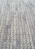 saga grey and black wool hand loom Rug - CloseUp saga grey and black wool hand loom Rug - CloseUp