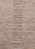 saga beige and brown wool hand loom Rug - CloseUp saga beige and brown wool hand loom Rug - CloseUp