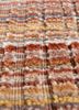 saga red and orange wool and viscose hand loom Rug - CloseUp saga red and orange wool and viscose hand loom Rug - CloseUp