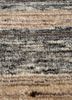 saga grey and black wool and viscose hand loom Rug - CloseUp saga grey and black wool and viscose hand loom Rug - CloseUp